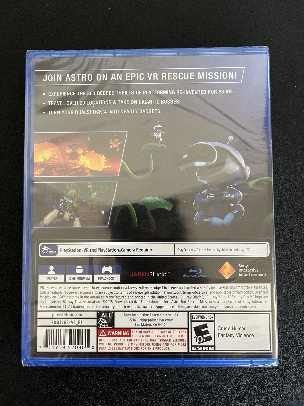 ASTRO BOT Rescue Mission VR – Sony PlayStation 4 PSVR Game
