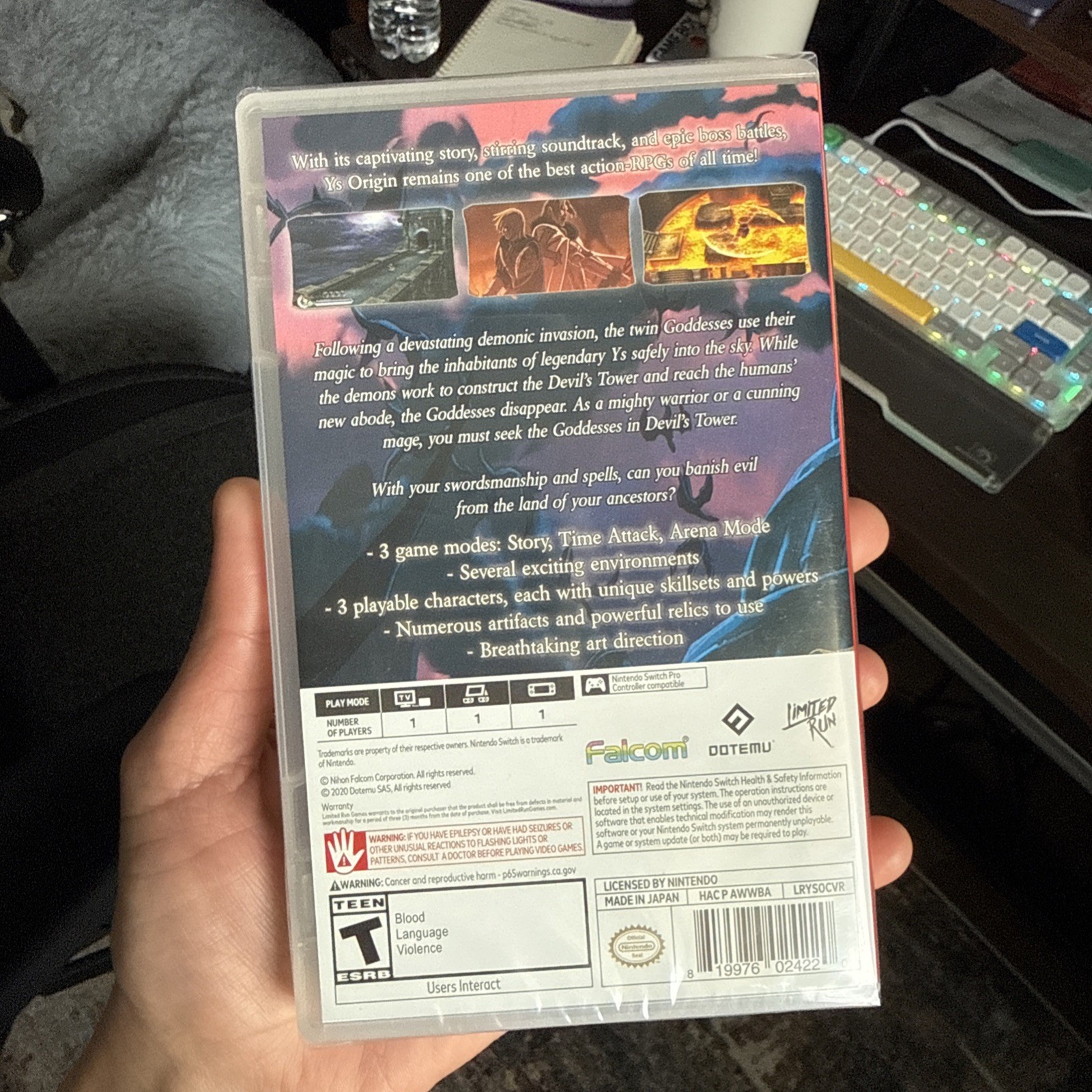 YS ORIGIN – SWITCH