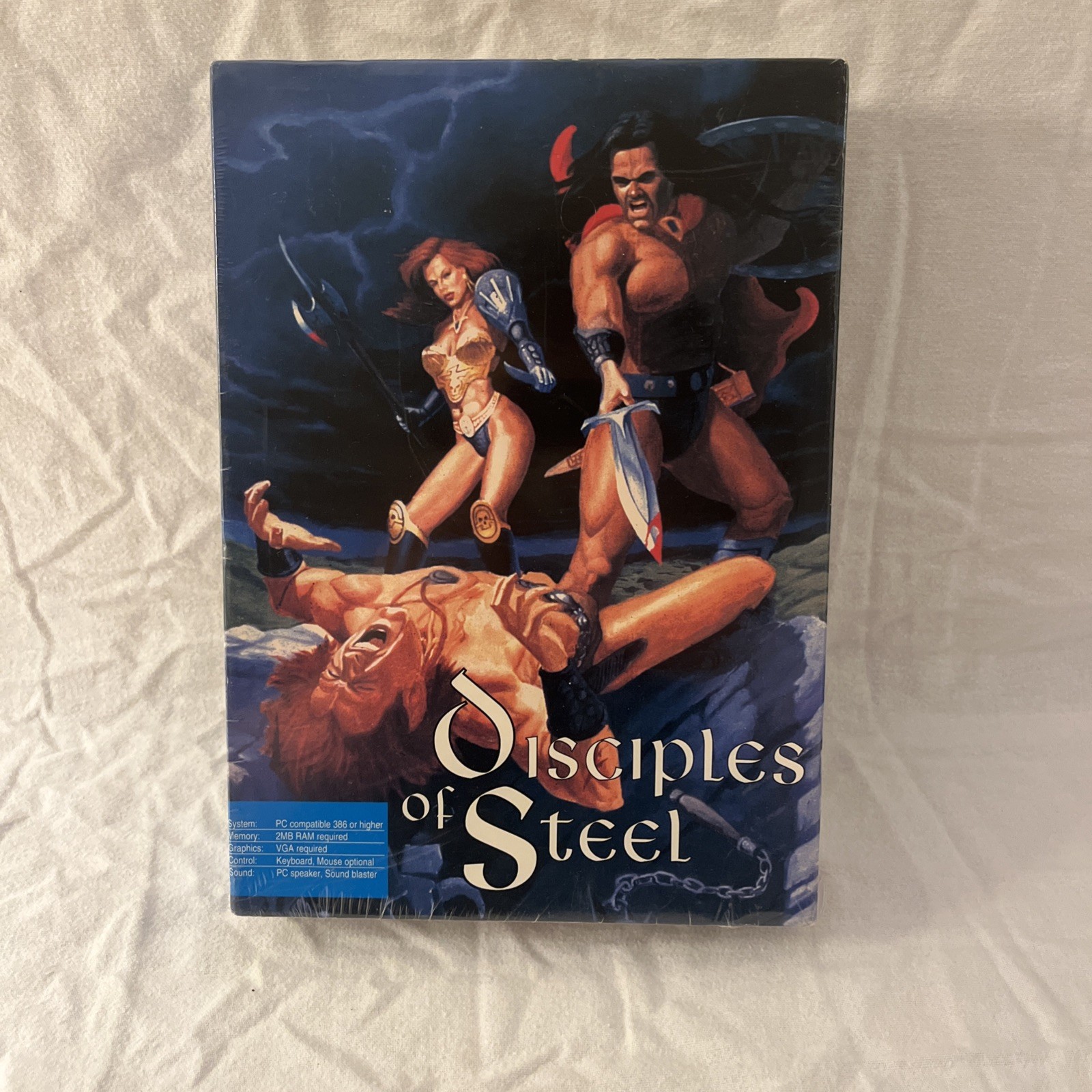 Disciples Of Steel Big Box MegaSoft/FromGen DOS 3.5″ Rare w/ Outer Sleeve + More