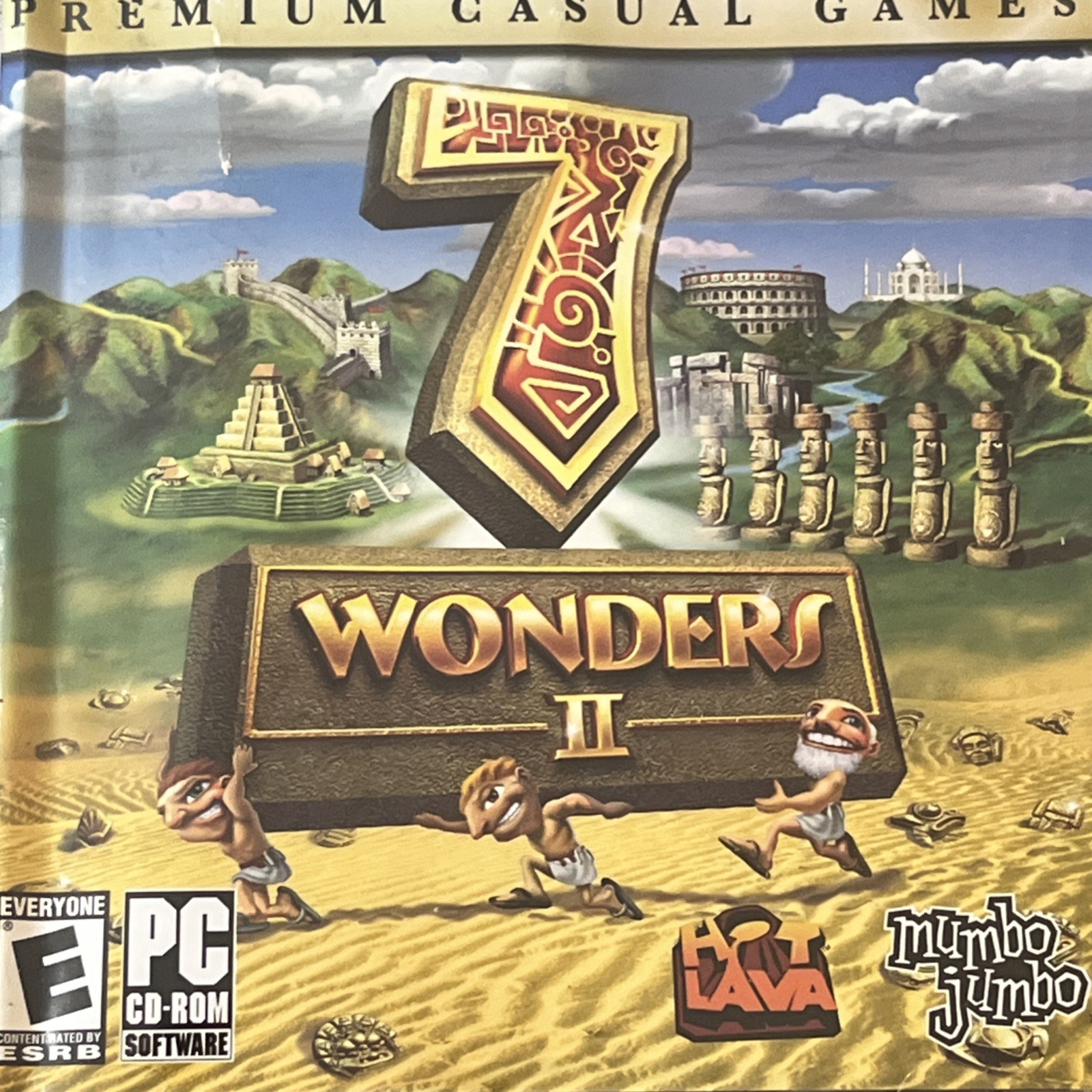 LOT OF 6 Mumbo Jumbo PC Games 7 Wonders Spooky Manor Cubis Luxor Parker Quest