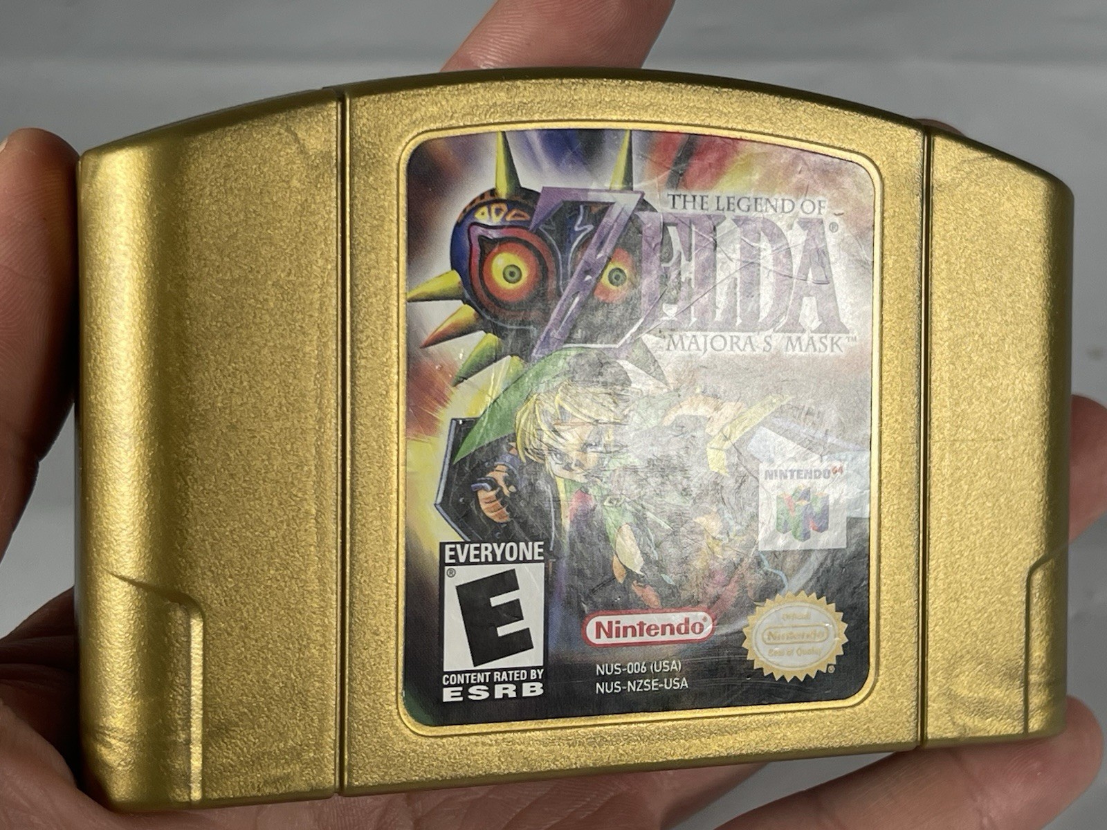 Zelda Majora’s Mask Non Holo N64 (Nintendo 64, 2000) Authentic