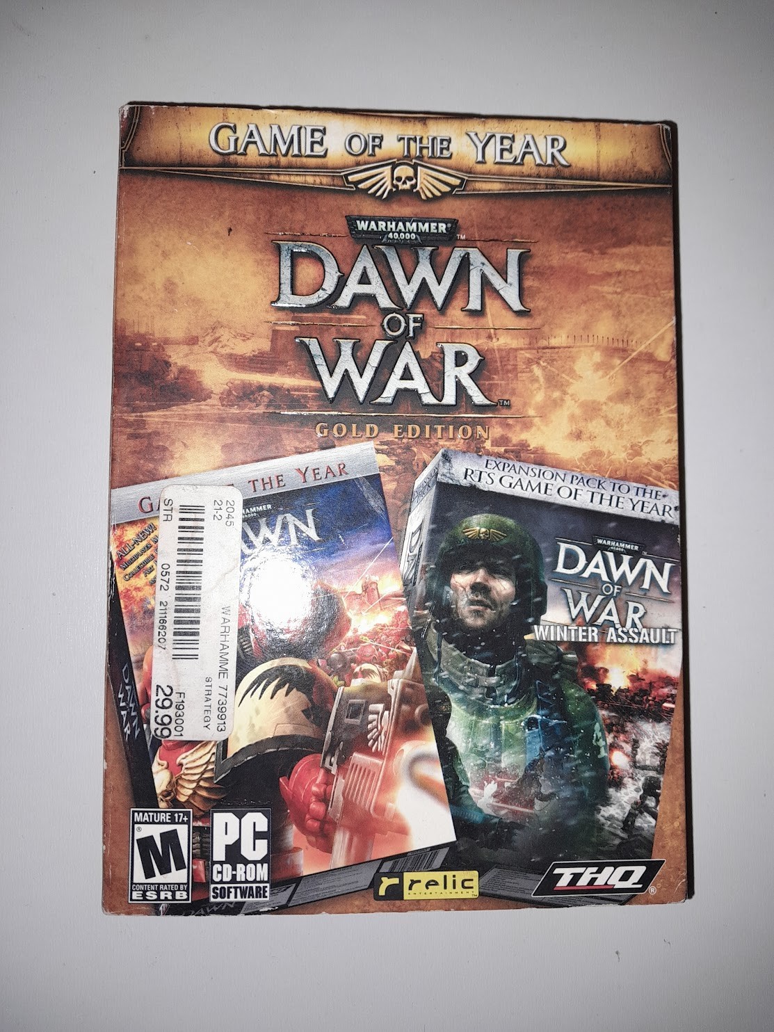 Dawn of War Gold Edition PC Game Rated M CD-Rom THQ Games 2004