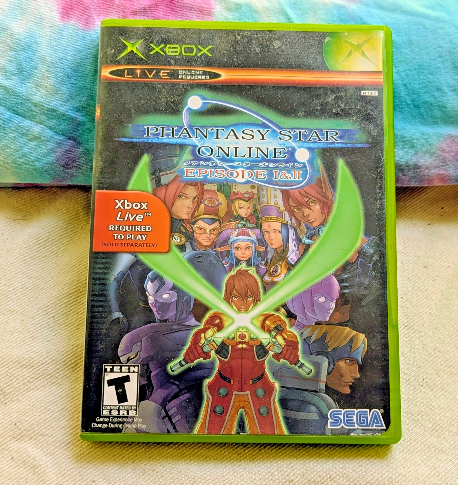 Phantasy Star Online Episode I & II Original Xbox (Plays on Xbox 360) Sega RPG
