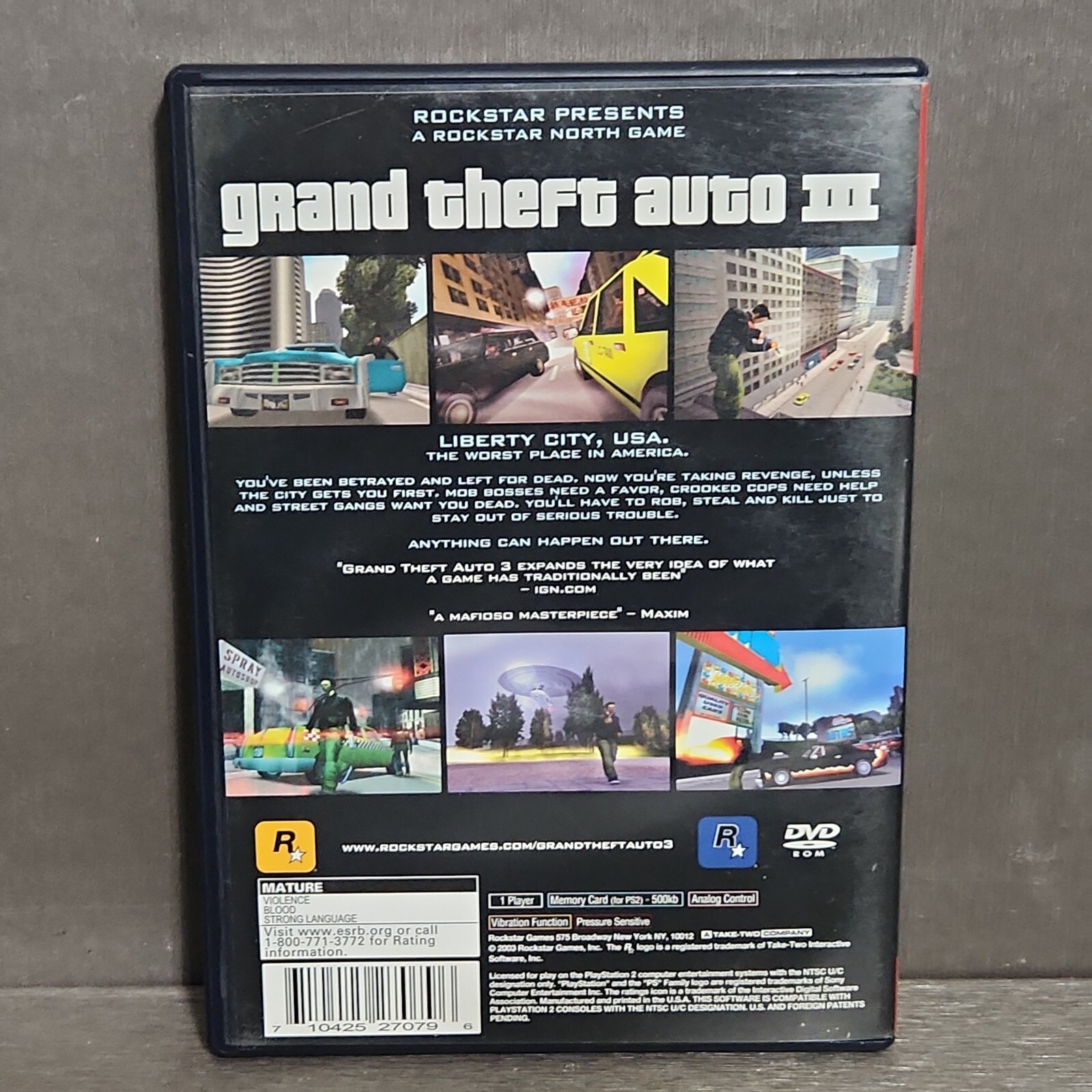 Grand Theft Auto III 3 PlayStation 2 PS2 Complete Greatest Hits Video Game