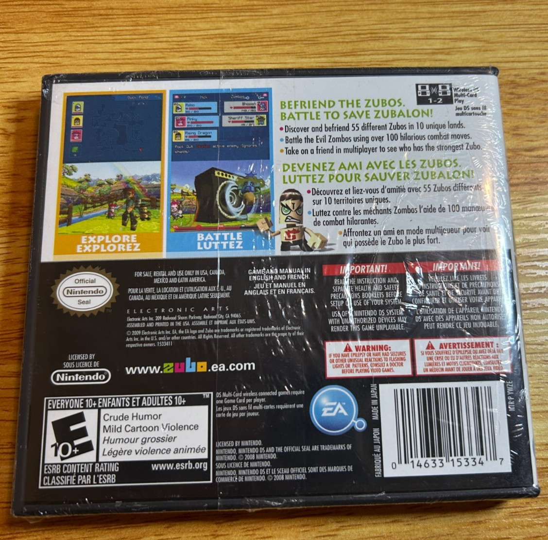 Scholastic Animal Genius Nintendo DS Game New Sealed