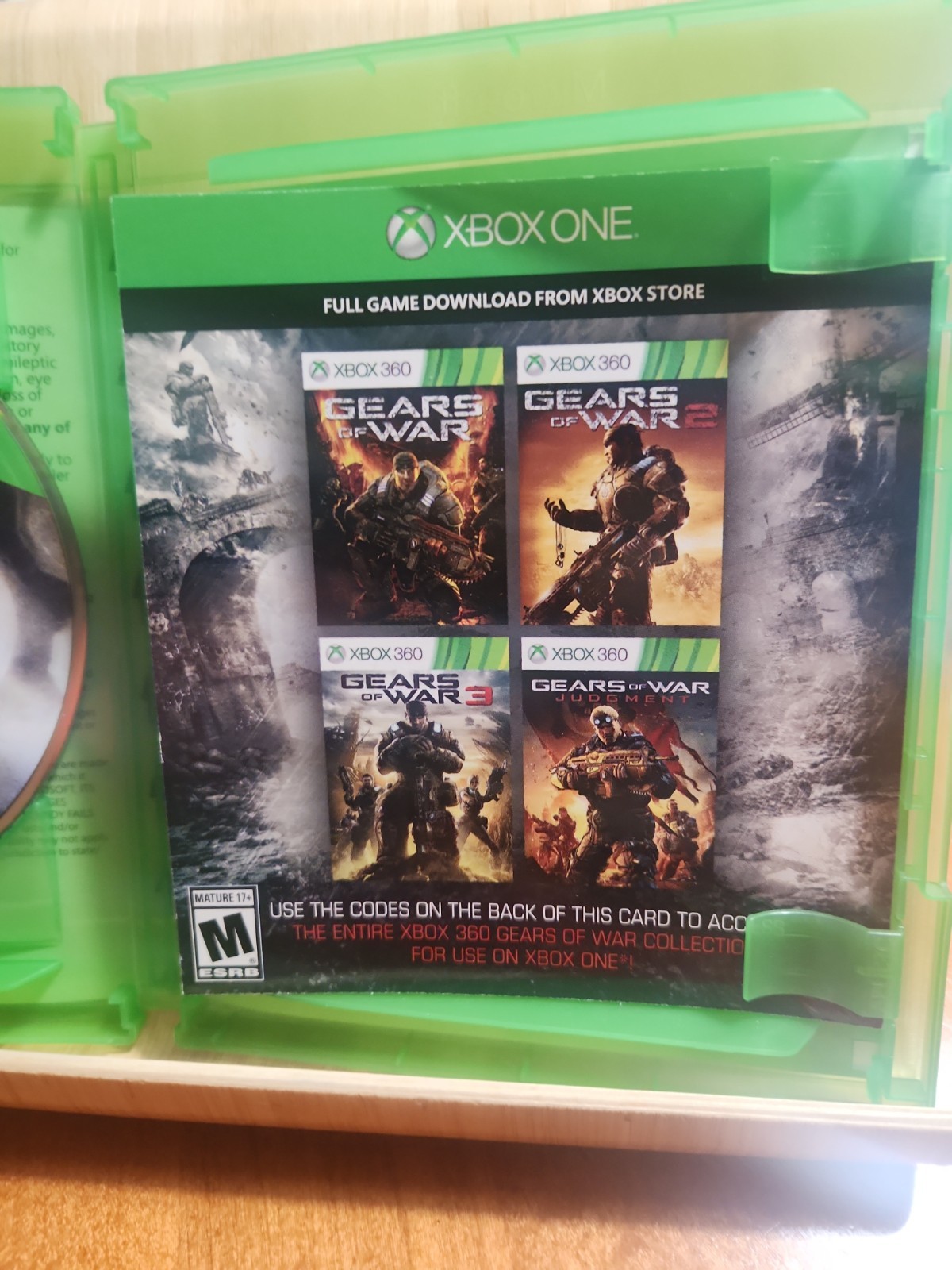 Gears of War 4 (Xbox One, 2016) Tested Preowned