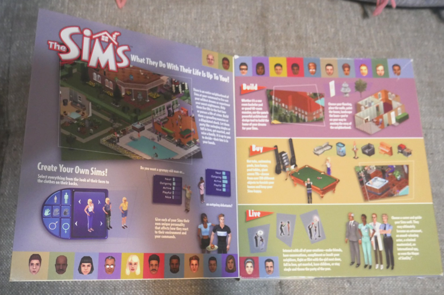 The Sims (2000) VERY RARE HTF Aspyr Big Box Mac Apple FREE SHIPPING!