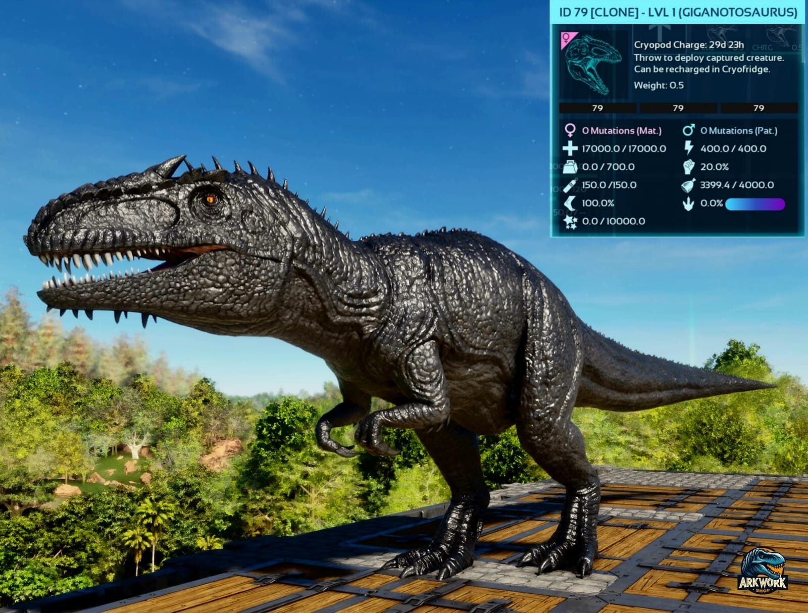 🦖ARK Survival Ascended Giga Solid Colors PVE PS5/XBOX/PC