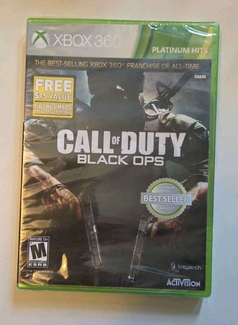 Activision Call of Duty: Black Ops Xbox 360 Multiplayer Online M-Mature Manual