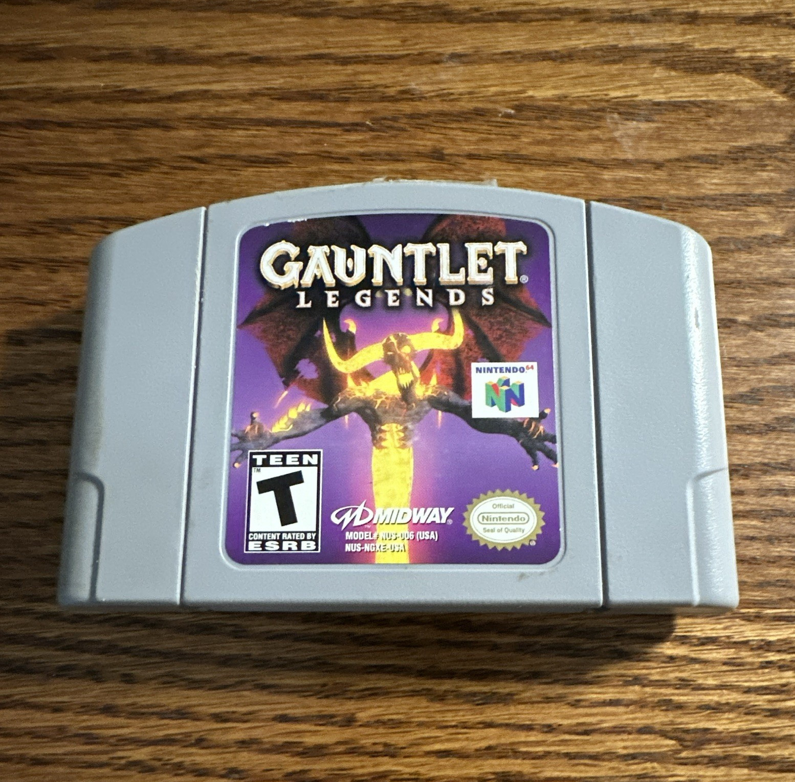 Midway Gauntlet Legends Nintendo 64 N64 NTSC-U/C T-Teen Gauntlet Series
