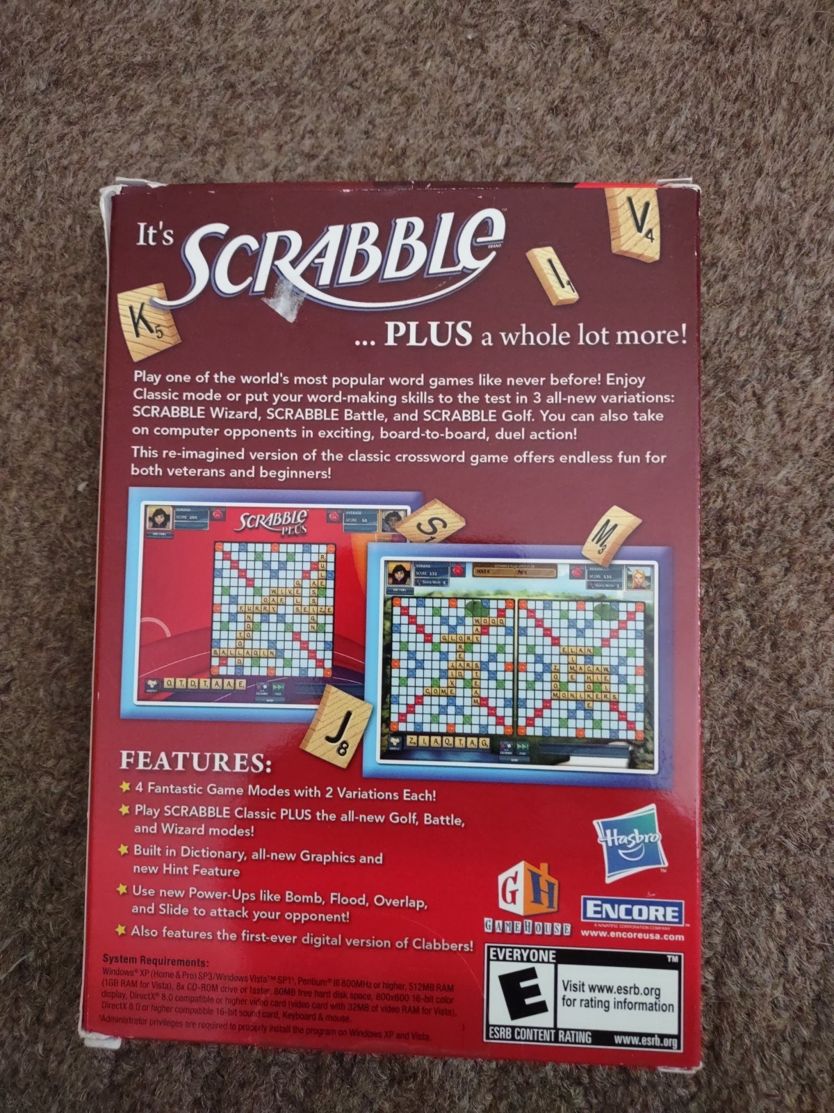 Scrabble Plus – Crossword Game (PC CD-ROM, 2009) Computer Game