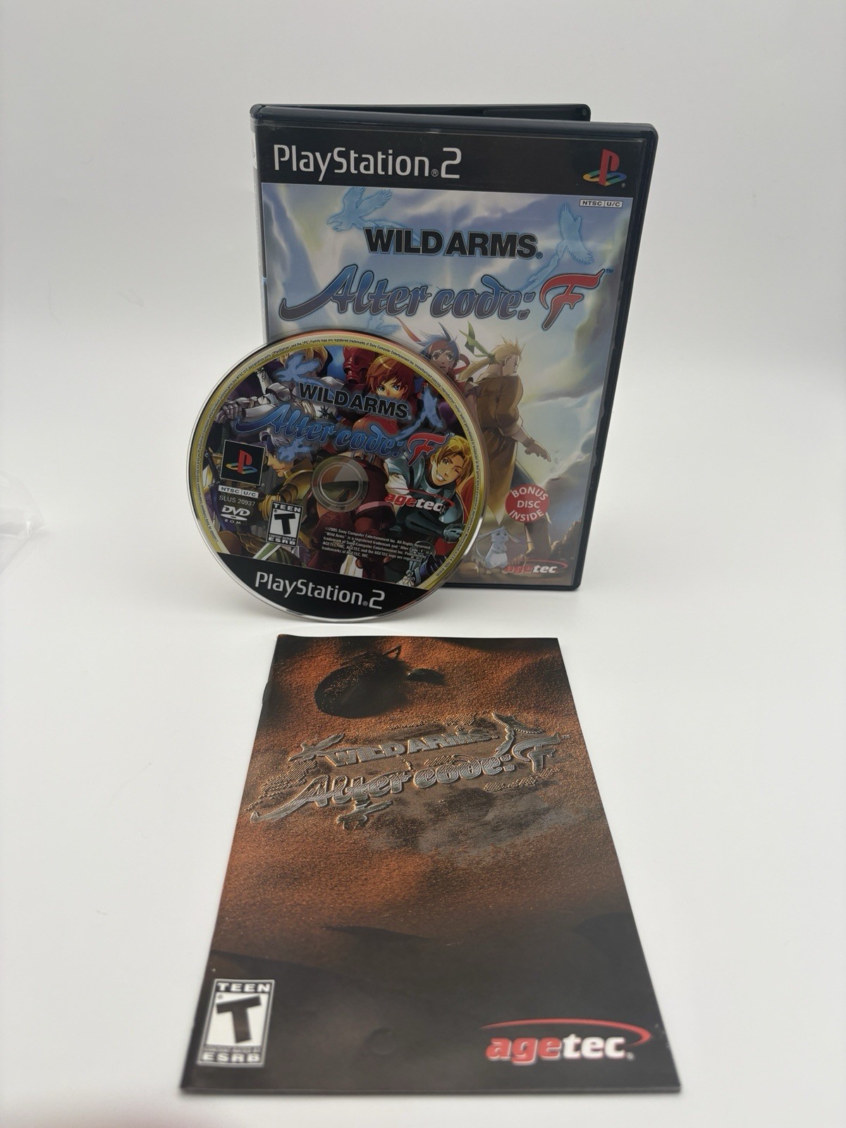Wild Arms: Alter Code F (PS2, 2005) CIB Complete Tested NO DVD – Tested