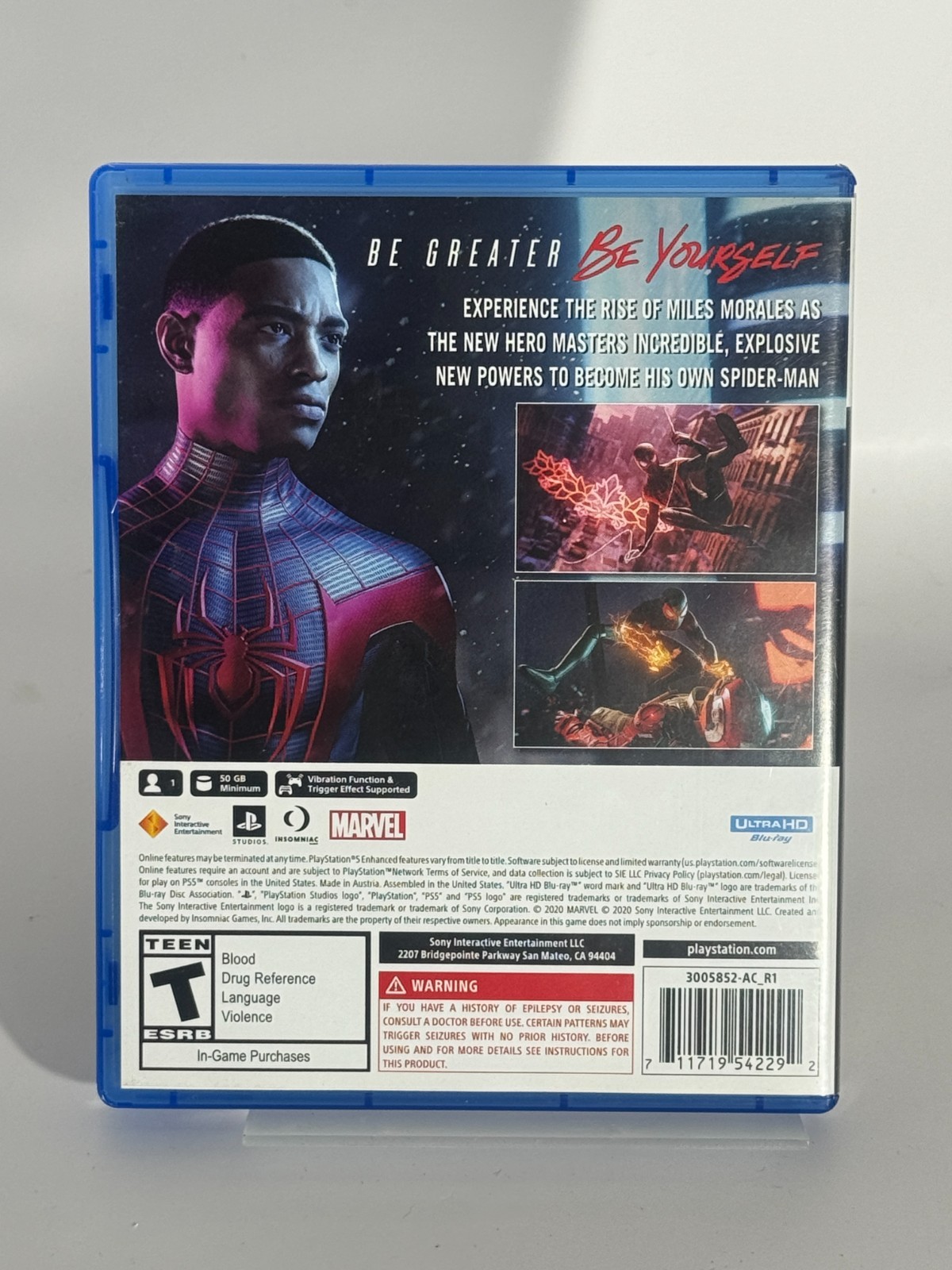 Marvel’s Spider-Man: Miles Morales Sony PlayStation 5 PS5 Physical Disc