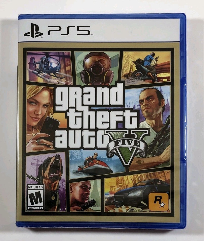 Grand Theft Auto V GTA 5 (PlayStation 5 / PS5) SHIPS TODAY!!