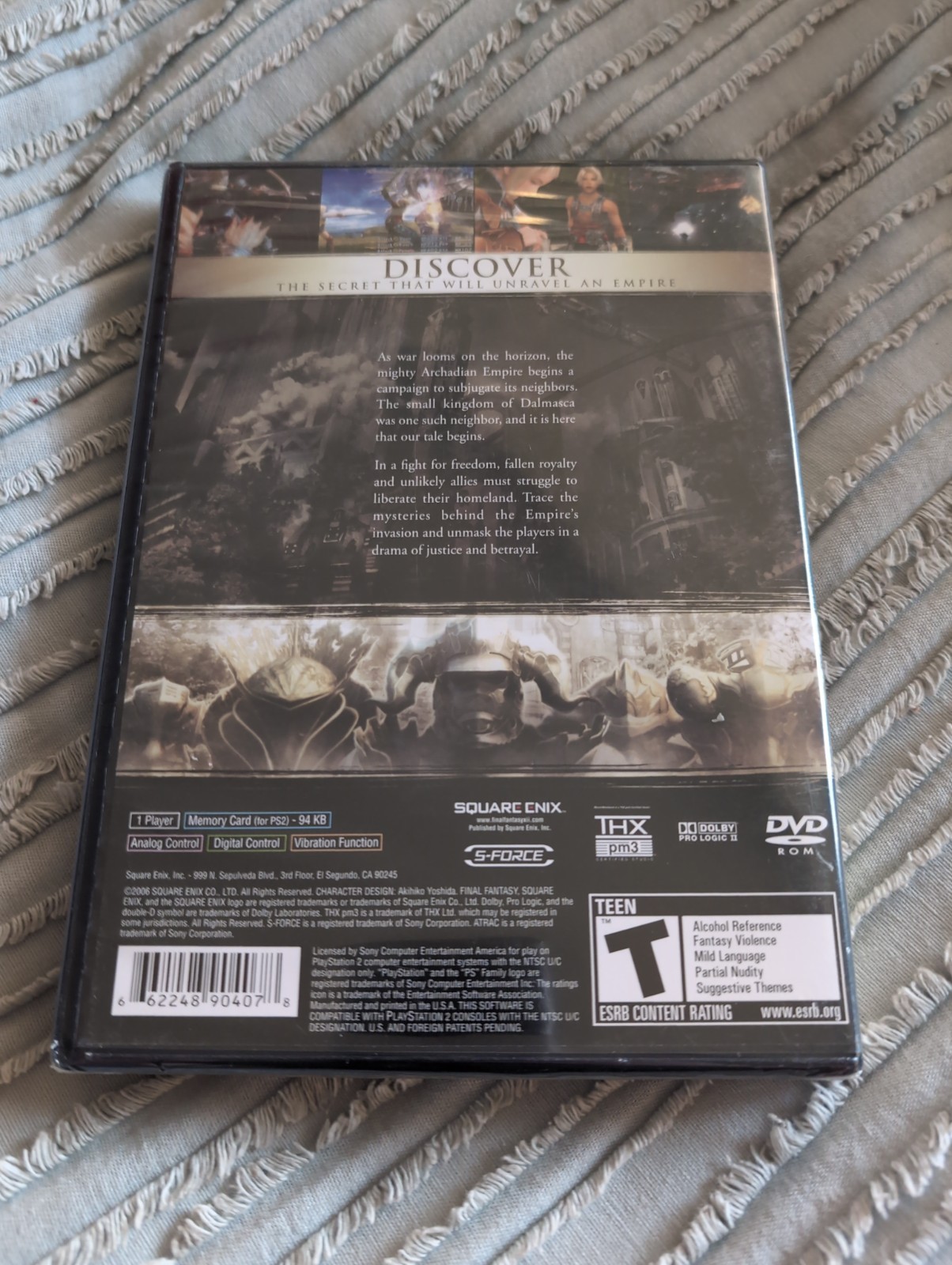Final Fantasy XII (Sony PlayStation 2, 2006) Brand New Factory Sealed
