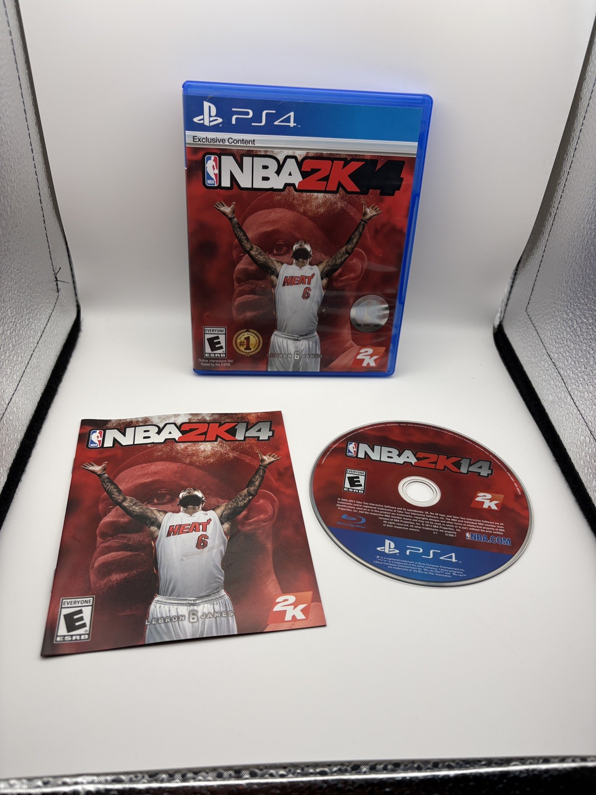 NBA 2K14 (Sony PS4 PlayStation 4, 2013) COMPLETE CIB LEBRON 🐐