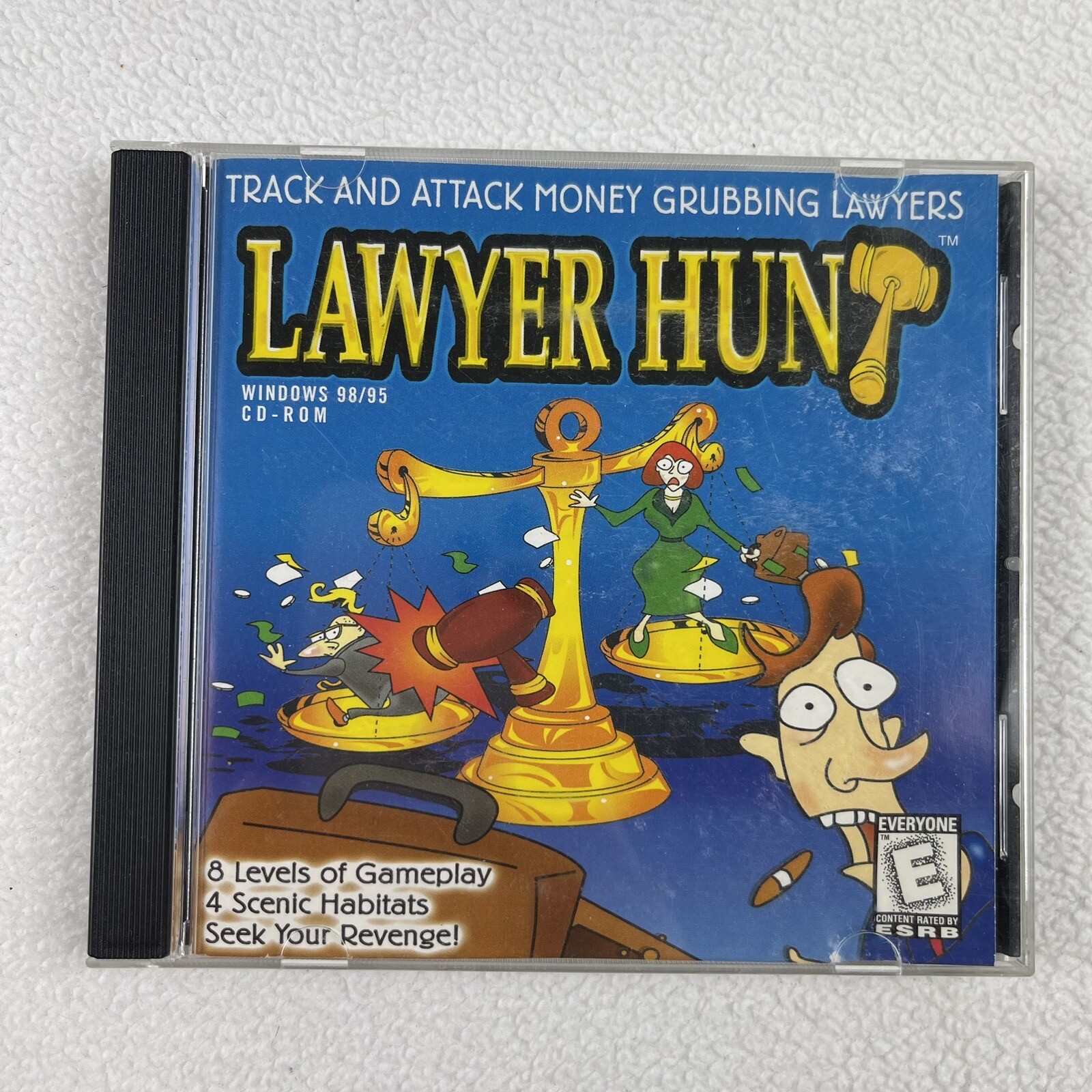 Lawyer Hunt PC CD-ROM 1999 Strategy Simulation Video Game