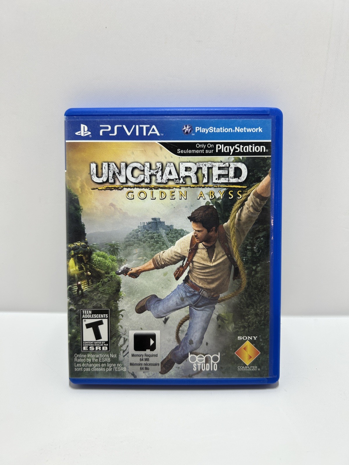 Uncharted: Golden Abyss (PlayStation Vita, 2012) Cib Complete in Box Working