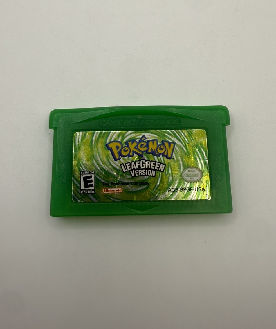 Pokemon LeafGreen (Game Boy Advance GBA) Authentic Cartridge Tested Working
