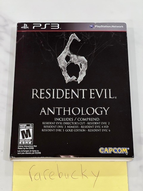 Resident Evil 6 Anthology Slipcover Only (PS3) GREAT SHAPE, NO GAME