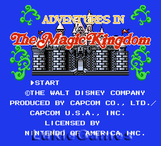 Disney Adventures In Magic Kingdom – NES Nintendo Game