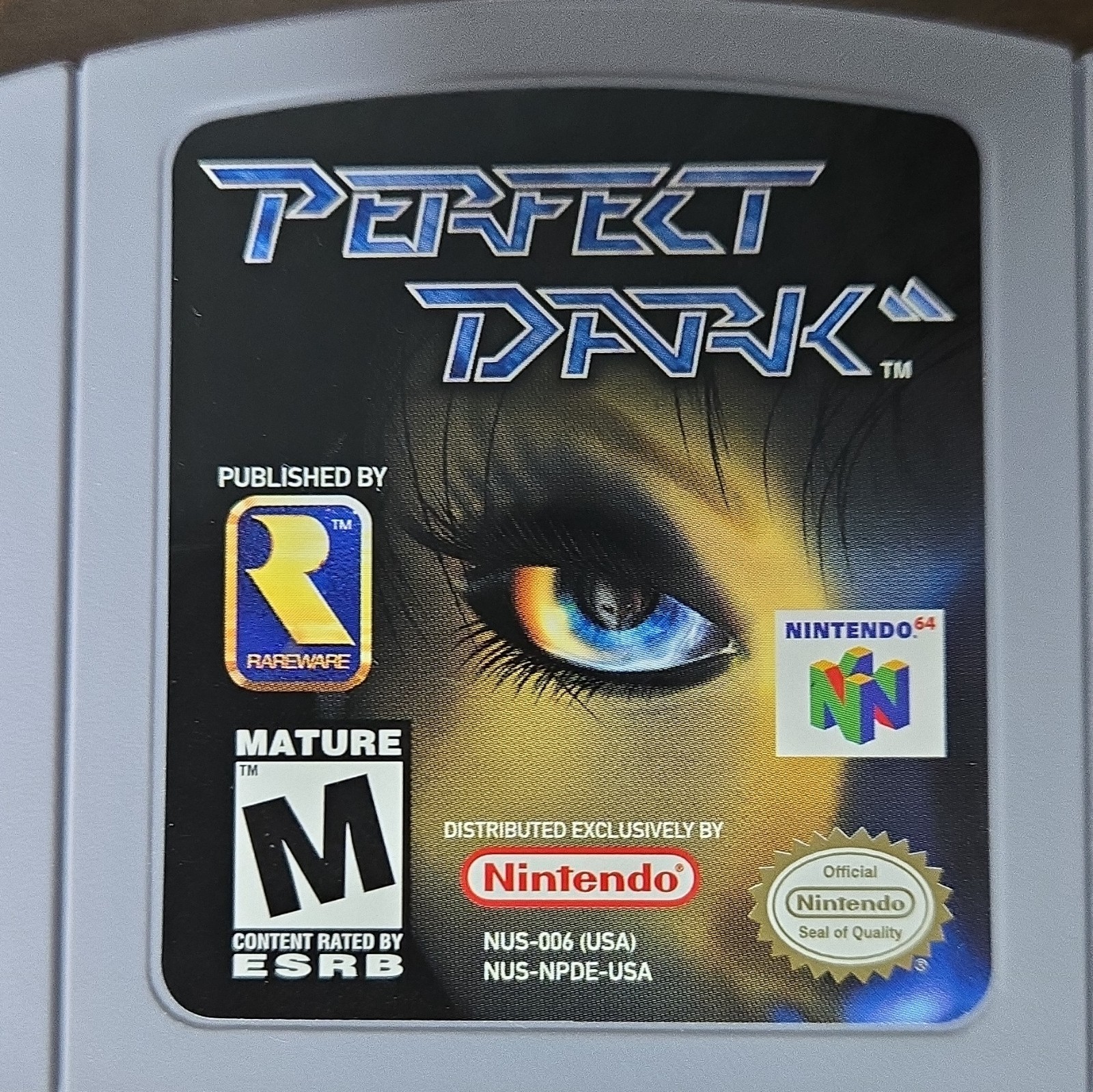 Rareware Perfect Dark (Nintendo 64) w/ Box & Manual Shooter M NTSC-U/C