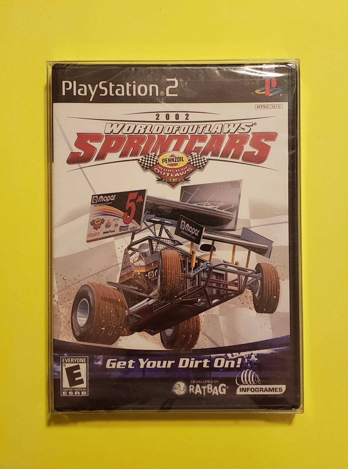 World of Outlaws Sprint Cars 2002 PS2 Brand New Factory Sealed RARE!