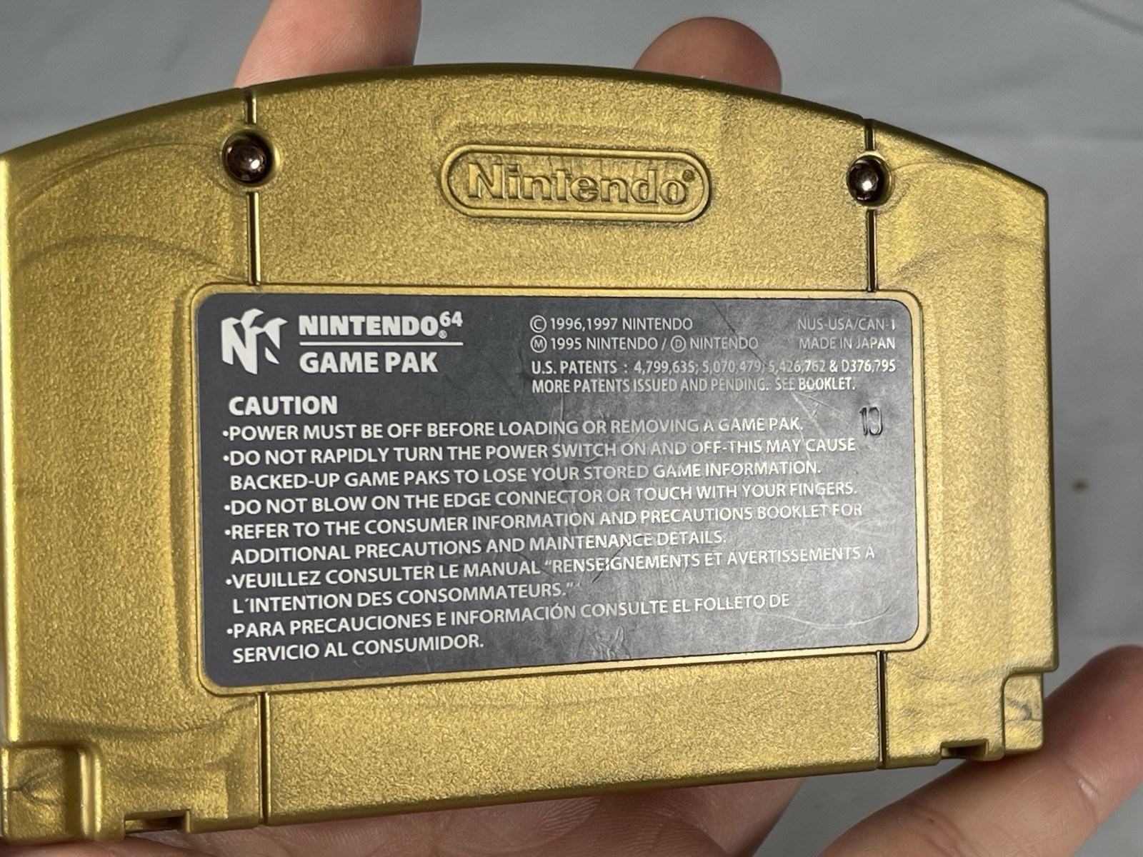 Zelda Majora’s Mask Non Holo N64 (Nintendo 64, 2000) Authentic
