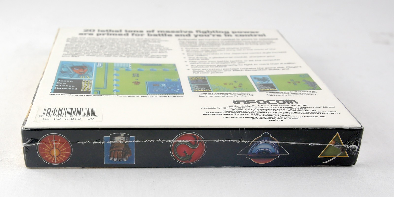SEALED 1988 Battletech The Crescent Hawk’s Inception Big Box PC