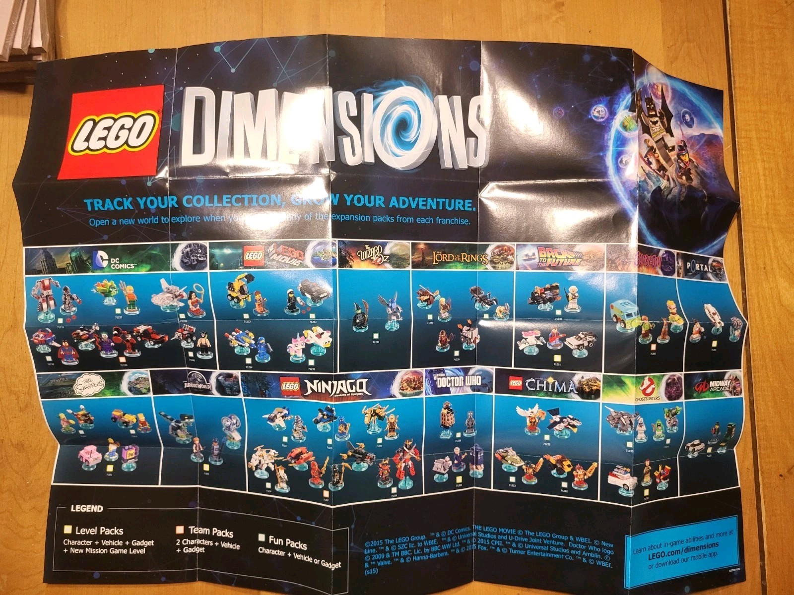 Xbox One Lego Dimensions Starter Pack 71172 Ages 7-14 269 Pieces NO BOX READ