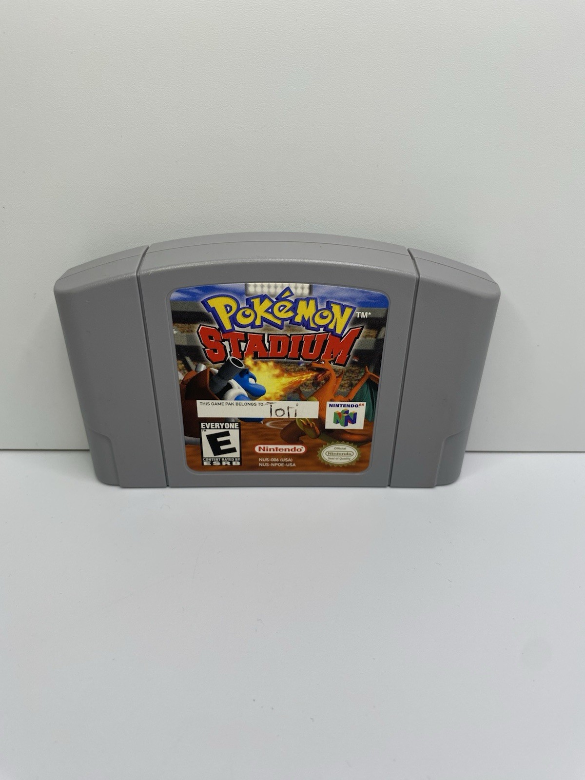 Pokémon Stadium Nintendo 64 2000 N64 Game Cartridge Clean Tested Works Authentic