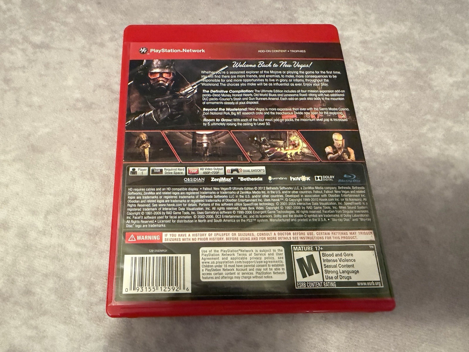 PS3 Game Lot Bethesda SKYRIM Fallout 3 Doom 3 See Images Strategy Guide