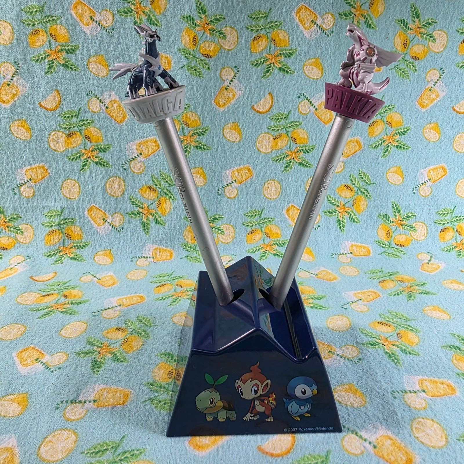 Pokemon Palkia & Dialga Stylus Set Nintendo DS Pre-Order Promo + Stylus Holder