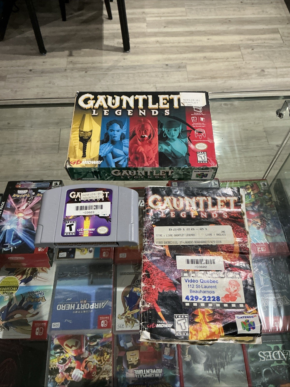 Gauntlet Legends * Box, Manual And Cart Damage * – Nintendo 64 N64 – CIB Tested