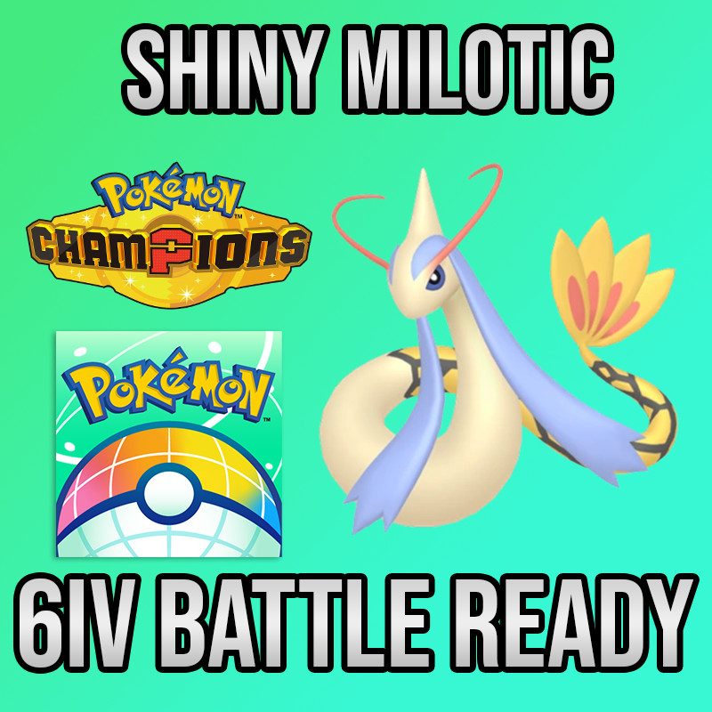 ✨6IV SHINY Milotic + EVS🚀 POKEMON HOME✨Champions✨Online delivery⚡