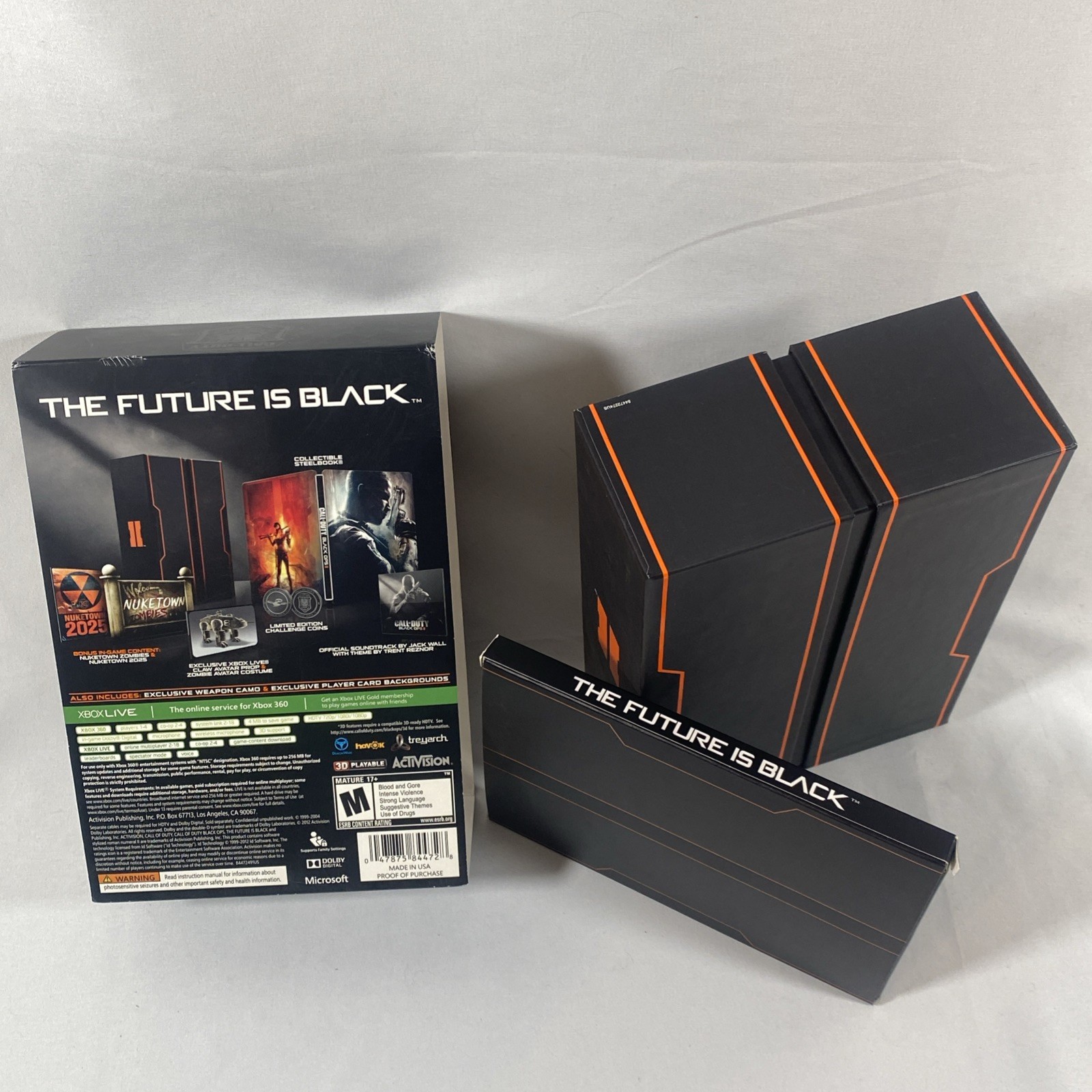 Call of Duty: Black Ops II 2 – Hardened Edition Xbox 360 Empty Box & Coins Only