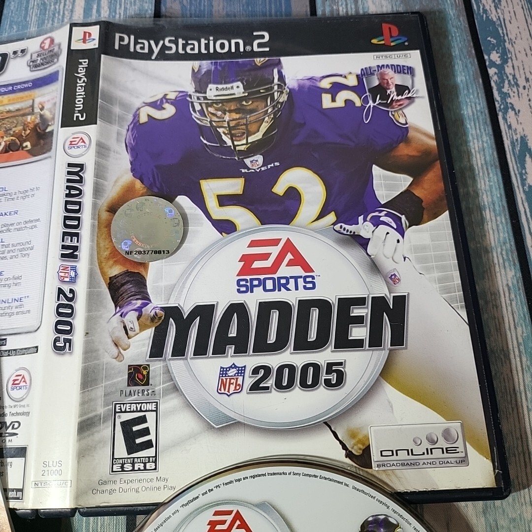 Madden NFL 2005 (Sony PlayStation 2, 2004) PS2 – Complete