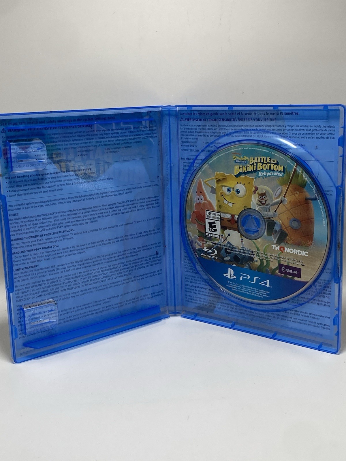 SpongeBob SquarePants Battle For Bikini Bottom Rehydrated (2020, Sony, PS4)