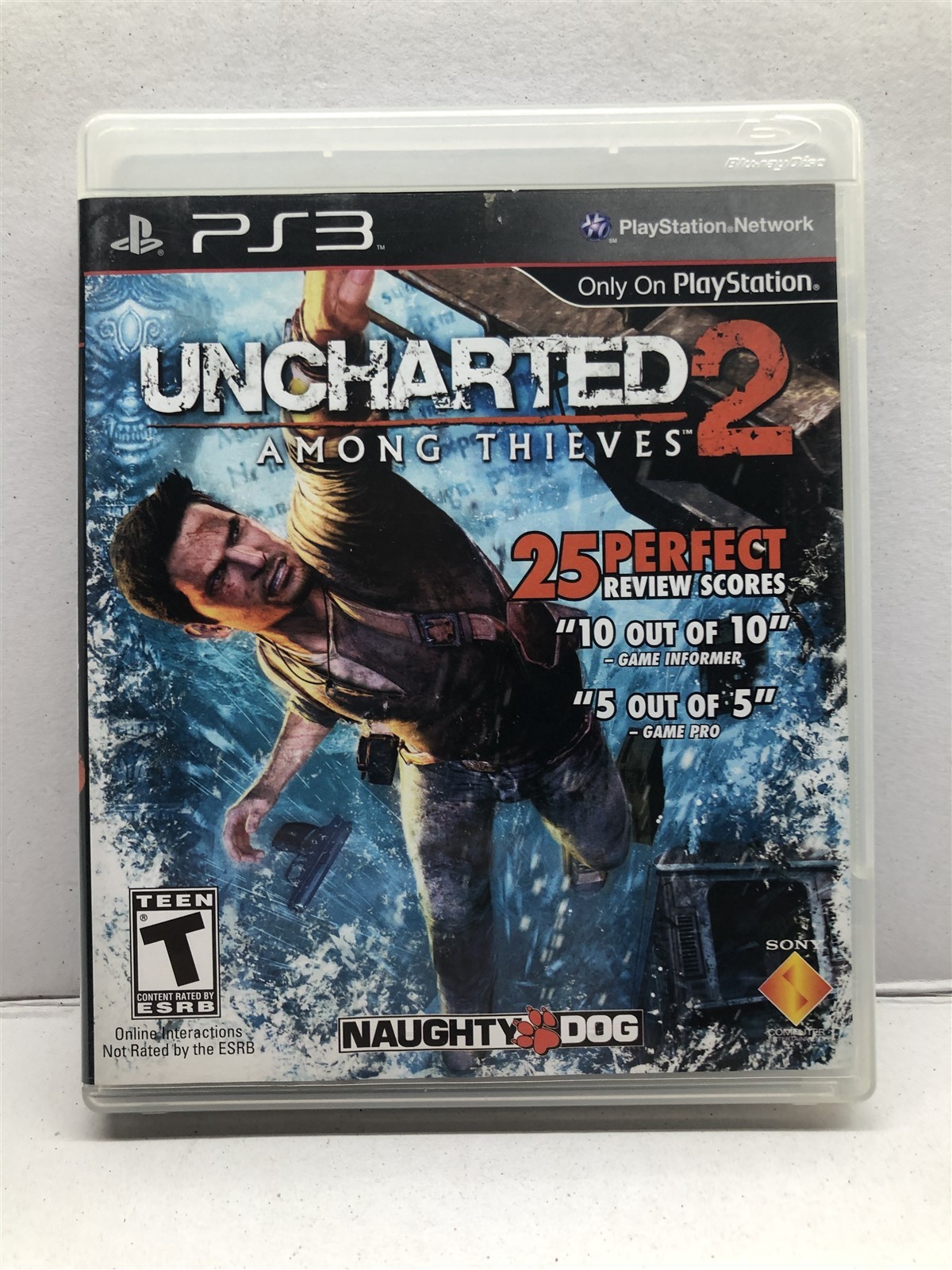 Uncharted 2: Among Thieves (PlayStation 3, 2009) Clean & Tested Working