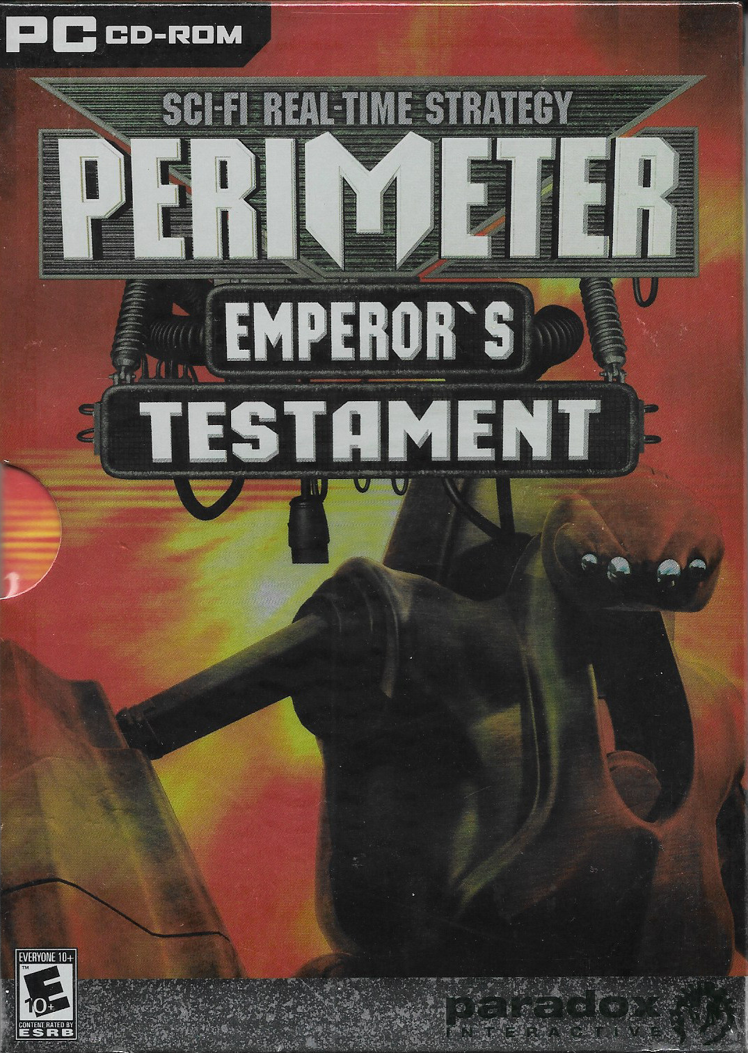 Perimeter Emperor’s Testament PC CD ROM 2006 Sci-Fi RTS Game Paradox Interactive