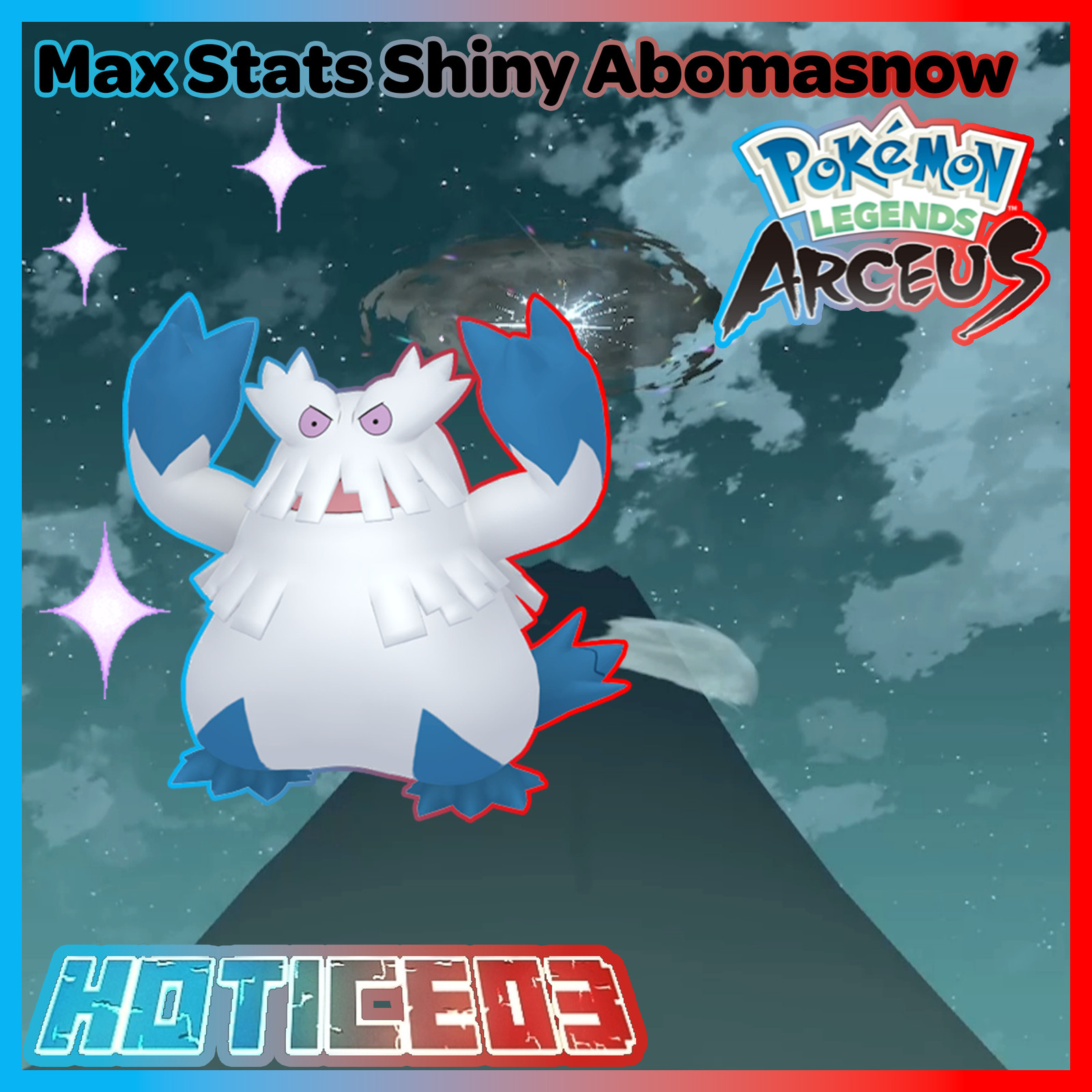 Pokemon Legends: Arceus Shiny Abomasnow Max Stats