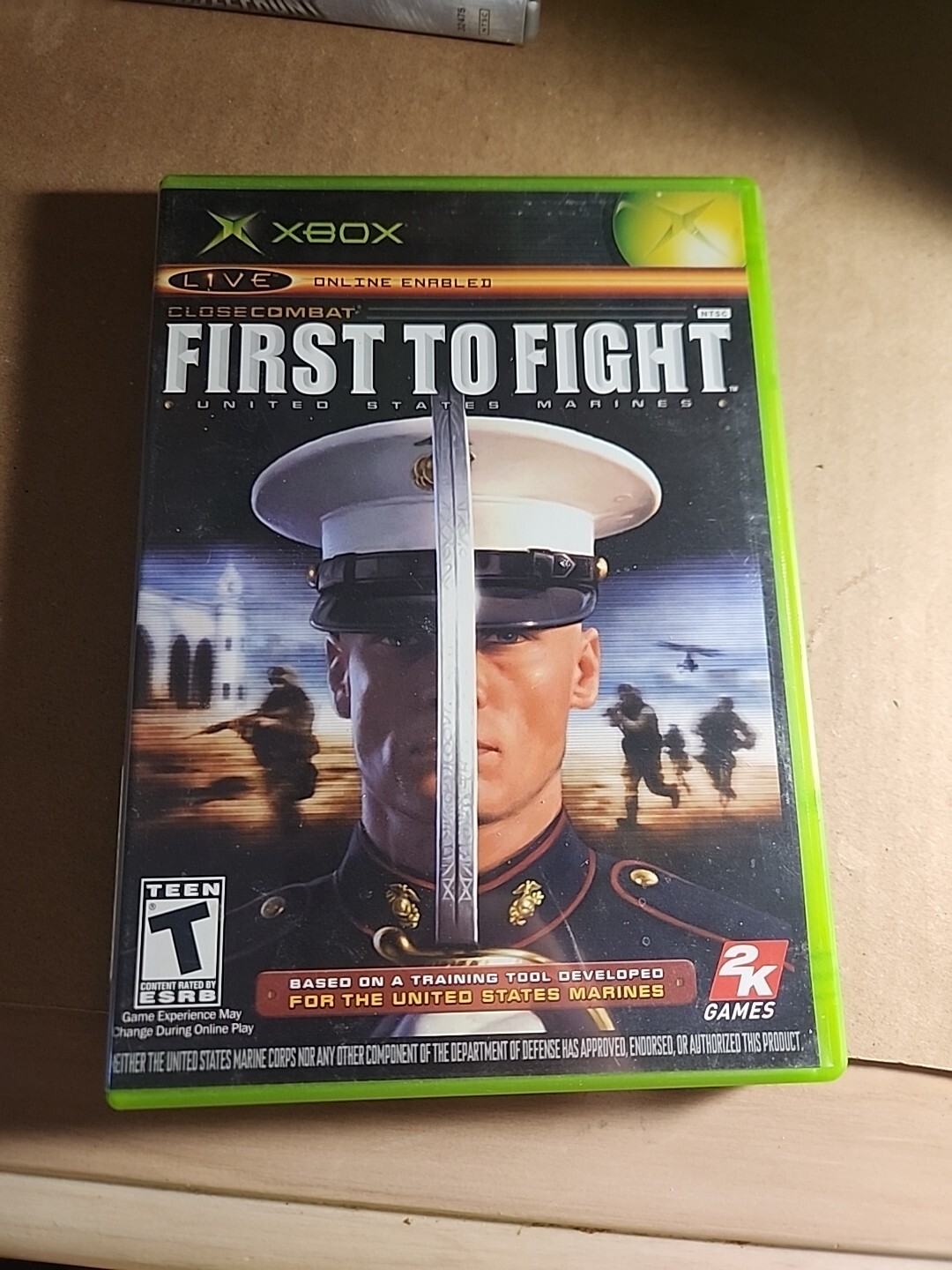 Close Combat: First to Fight (Microsoft Xbox, 2005) W/ Manual Complete