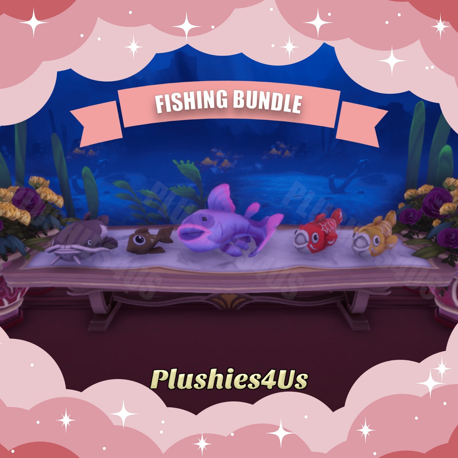 Palia Fishing Bundle, Palia Plushies