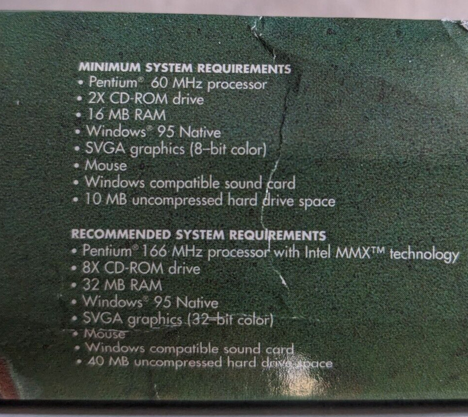 EVOLUTION: The Game of Intelligent Life Discovery Windows 95 CD-Rom PC Game 1997