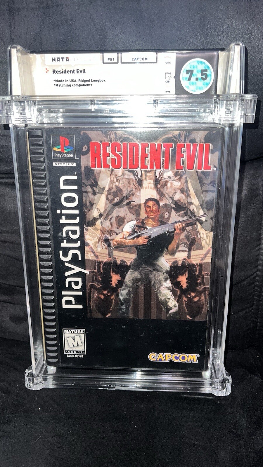 Resident Evil long Box Graded 7.5🔥 (Sony PlayStation 1, 1996)