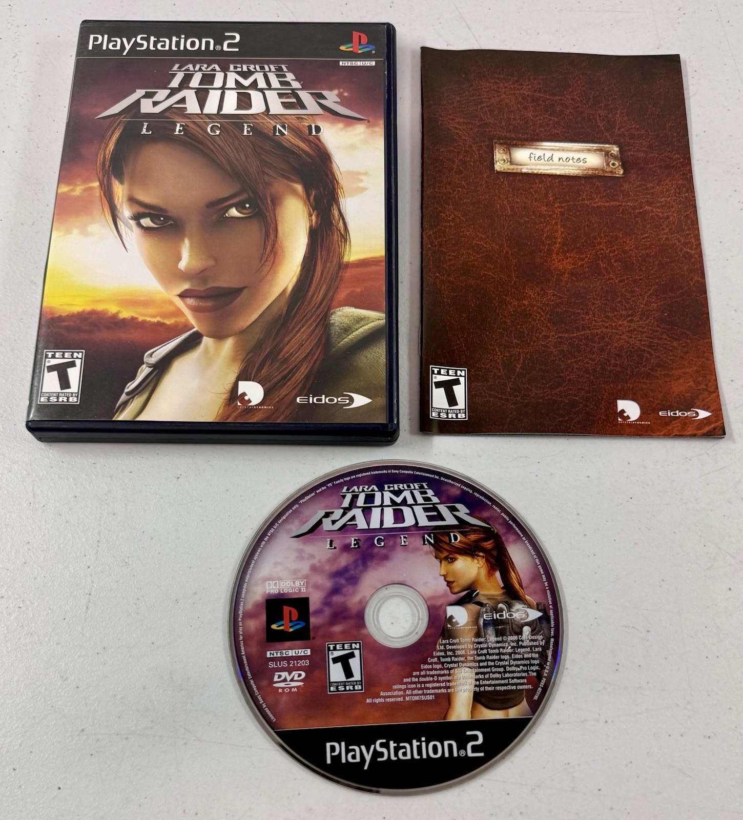 Tomb Raider Legend (PlayStation 2, PS2) Complete w/ Manual
