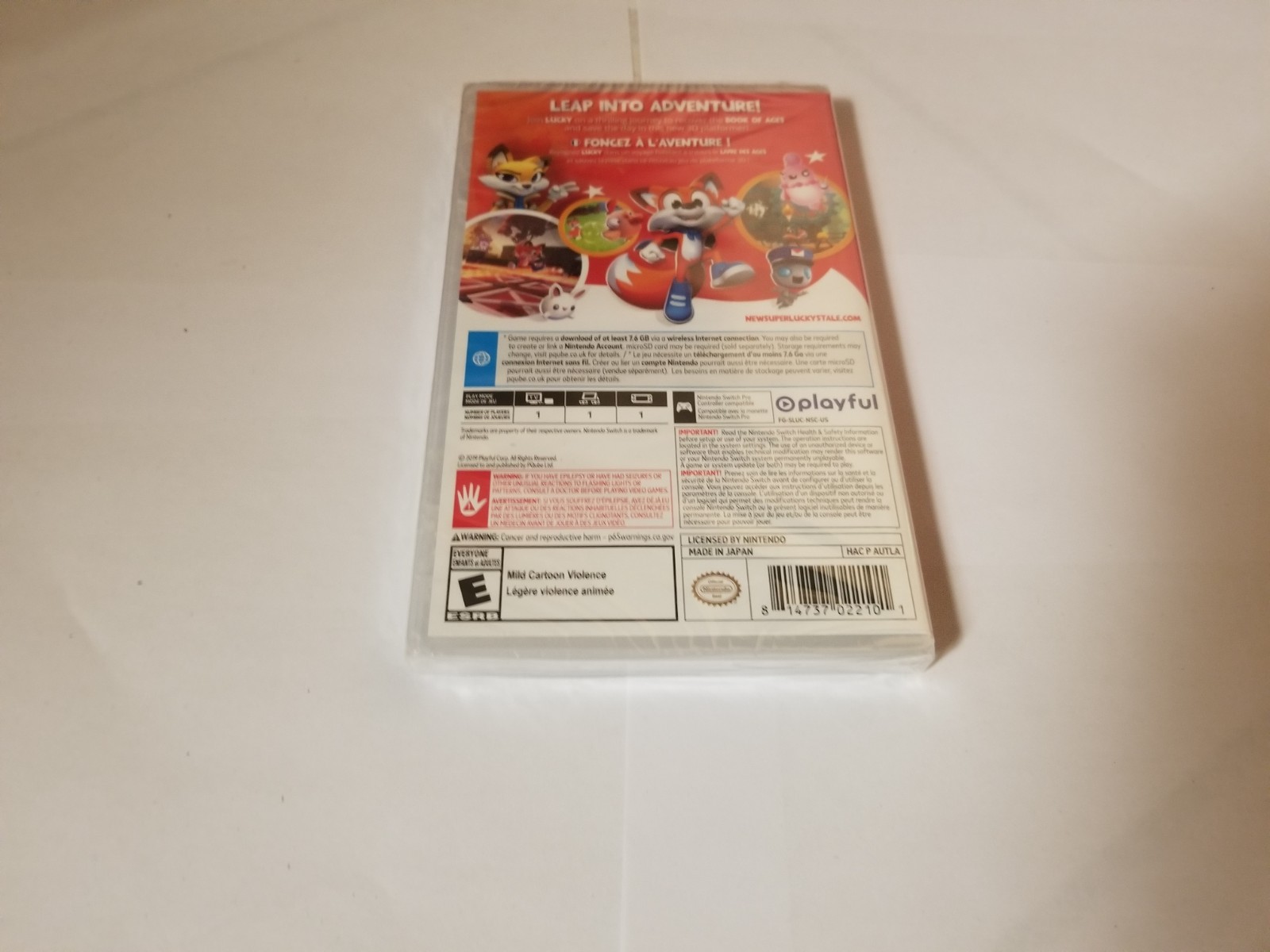 New Super Lucky’s Tale [Code in Box] Nintendo Switch new