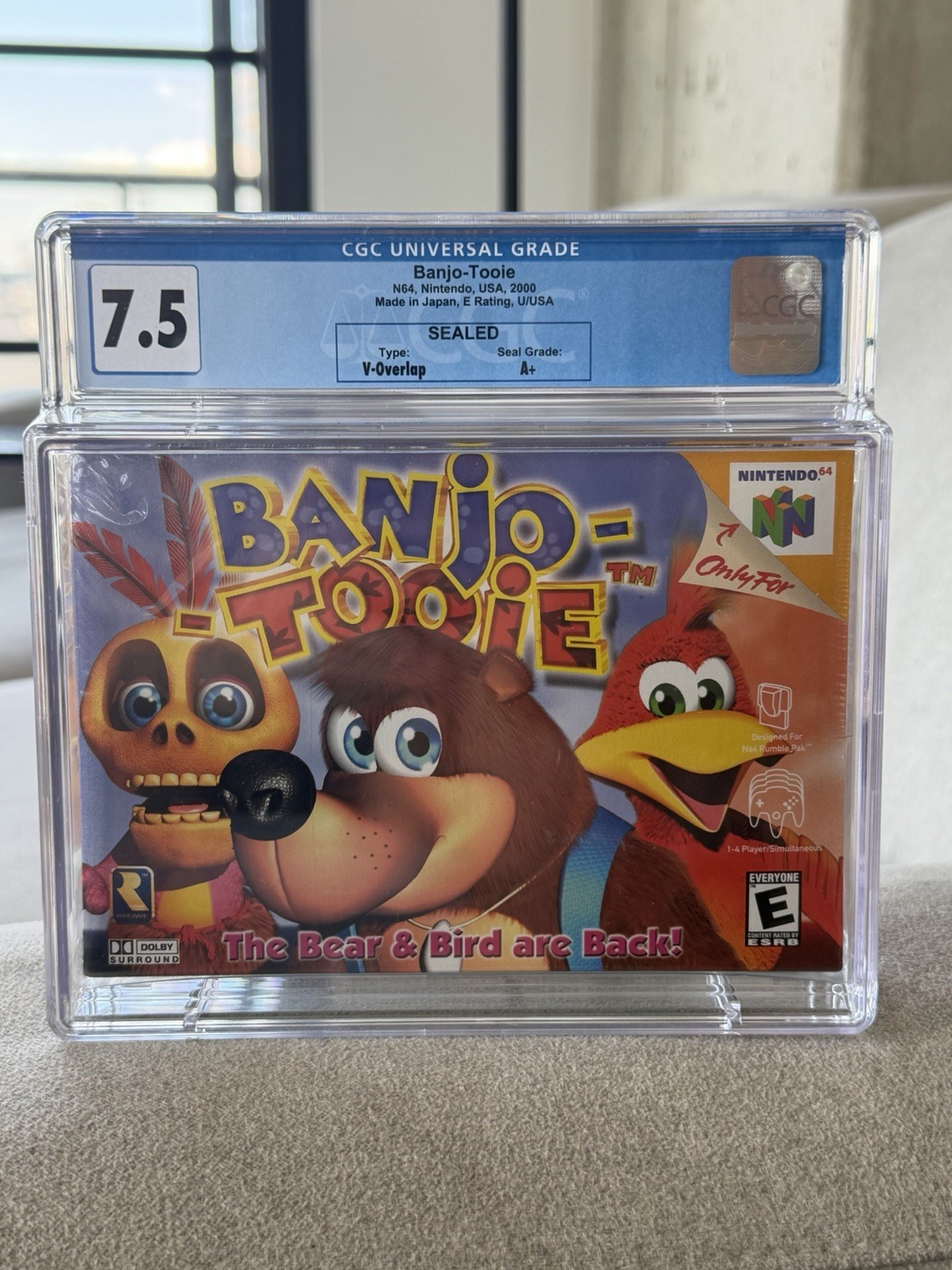 Banjo Tooie Nintendo 64 N64 Factory Sealed Sealed Brand New CGC 7.5 A+