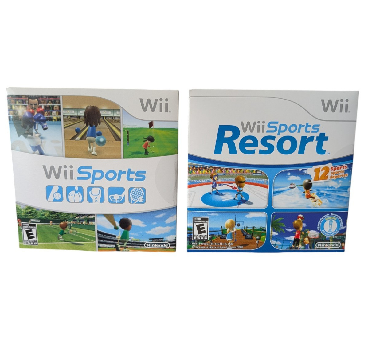 Nintendo Wii Sports Wii Sports Resort Game Bundle New Factory Sealed Sleeve Lot
