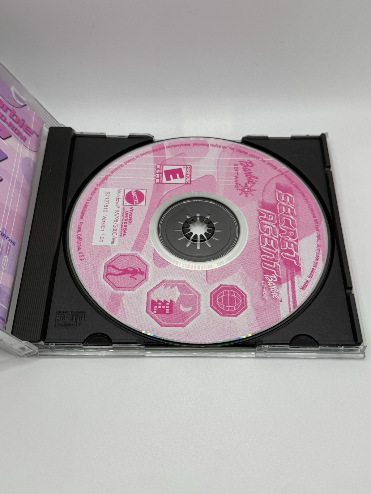 Secret Agent Barbie PC Game CD-ROM 2001 Windows 95/98/2000 Near Mint Disc – Rare